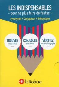 COFFRET LES INDISPENSABLES -POUR NE PLUS FAIRE DE  FAUTES- SYNONYMES/CONJUGAISON/ORTHOGRAPHE (COFFRET MINI CI)