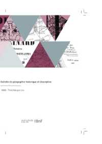 BULLETIN DE GEOGRAPHIE HISTORIQUE ET DESCRIPTIVE (REVUES)