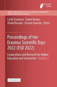Proceedings of the Erasmus Scientific Days 2022 (ESD 2022) : Cooperation and Research for Higher Education and Innovation
