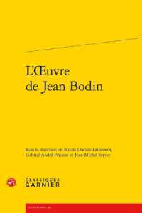 L'OEUVRE DE JEAN BODIN (RENCONTRES)