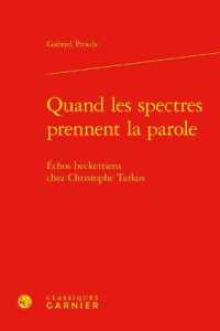 QUAND LES SPECTRES PRENNENT LA PAROLE - ECHOS BECKETTIENS CHEZ CHRISTOPHE TARKOS (PERSPECTIVES CO)