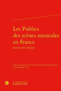 LES PUBLICS DES SCENES MUSICALES EN FRANCE (MUSICOLOGIE)