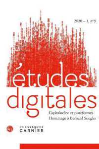 ETUDES DIGITALES - 2020 - 1, N  9 - CAPITALOCENE ET PLATEFORMES. HOMMAGE A BERNARD STIEGLER (ETUDES DIGITALE)