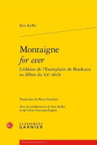 MONTAIGNE FOR EVER (ETUDES MONTAIGNISTES)