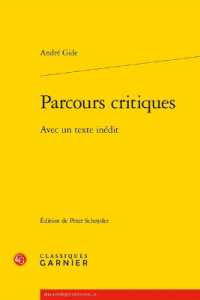 PARCOURS CRITIQUES - AVEC UN TEXTE INEDIT (BIBLIOTHEQUE GI)