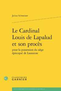 LE CARDINAL LOUIS DE LAPALUD ET SON PROCES (ETUDES D'HISTOI)