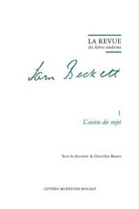 LA REVUE DES LETTRES MODERNES - L'ASCESE DU SUJET (LA REVUE DES LE)
