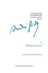 LA REVUE DES LETTRES MODERNES - METHODES DE LECTURE (LA REVUE DES LE)