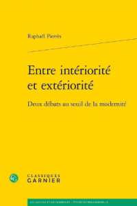 ENTRE INTERIORITE ET EXTERIORITE - DEUX DEBATS AU SEUIL DE LA MODERNITE (LES ANCIENS ET)