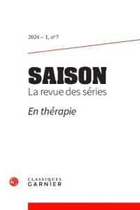 SAISON. LA REVUE DES SERIES - 2024 - 1, N  7 - EN THERAPIE (SAISON. LA REVU)