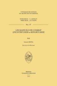 LES MANUELS DE COMBAT (FECHTBUCHER ET RINGBUCHER) (TYPOLOGIE SOURCES)