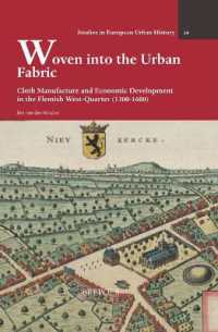 Woven into the Urban Fabric : Cloth Manufacture and Economic Development in the Flemish West-Quarter (1300-1600)