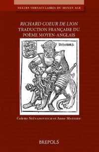 Richard Coeur de Lion : Traduction Francaise Du Poeme Moyen-Anglais