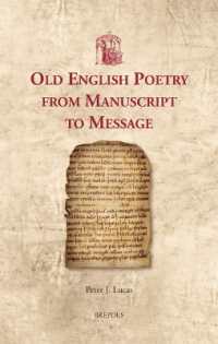 Old English Poetry from Manuscript to Message