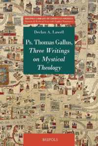 Three Writings on Mystical Theology : Exposition of the Mystical Theology, Commentary on the Canticle of Canticles, on the Seven Steps of Contemplation