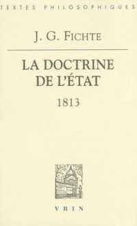LA DOCTRINE DE L'ETAT (1813) (BTP)