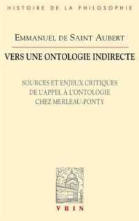 VERS UNE ONTOLOGIE INDIRECTE (BIBLIOTHEQUE D'HISTO)