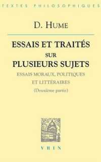 ESSAIS ET TRAITES SUR PLUSIEURS SUJETS II - ESSAIS MORAUX, POLITIQUES ET LITTERAIRES (DEUXIEME PARTI (BTP)
