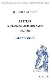 LETTRES A FRANZ XAVIER VON ZACH (1792-1815) (SCIENCES TEXTES)
