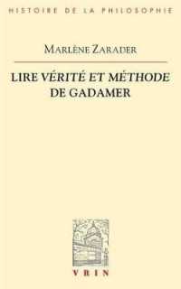 LIRE VERITE ET METHODE DE GADAMER (BHP)