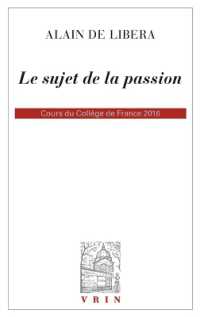 LE SUJET DE LA PASSION - COURS DU COLLEGE DE FRANCE 2015-2016 (BHP)