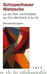 SCHOPENHAUER  NIETZSCHE - OU DU NON CONFORTABLE AU OUI DECHIRANT A LA VIE (BHP POCHE)