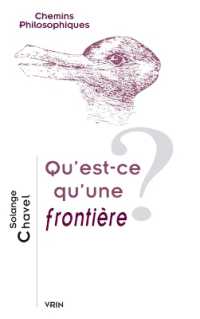 QU'EST-CE QU'UNE FRONTIERE? (CHEMINS PHILO)