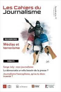 Les Cahiers du Journalisme, V.2, NO3 : La santé mentale dans les médias (Les Cahiers du Journalisme)