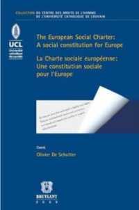 LA CHARTE SOCIALE EUROPEENNE : UNE CONSTITUTION SOCIALE POUR L'EUROPE (CENTRE DROITS DE L'H)