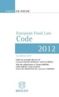 Code en poche - European Food Law Code 2012 (Codes en droit européen)