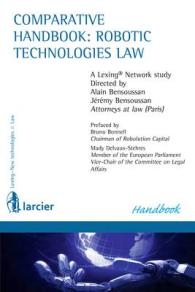 COMPARATIVE HANDBOOK : ROBOTIC TECHNOLOGIES LAW (LEXING TECH DR)