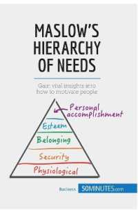 MASLOW'S HIERARCHY OF NEEDS - GAIN VITAL INSIGHTS INTO HOW TO MOTIVATE PEOPLE