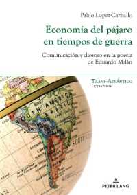 Economía del pájaro en tiempos de guerra : Comunicación y disenso en la poesía de Eduardo Milán (Trans-Atlántico / Trans-Atlantique 19) （2020. 176 S. 210 mm）