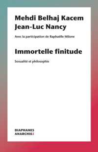 IMMORTELLE FINITUDE - SEXUALITE ET PHILOSOPHIE (ANARCHIES)