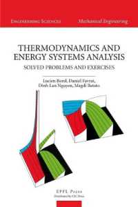 Thermodynamics and Energy Systems Analysis : Vol. 2: Solved Problems and Exercises