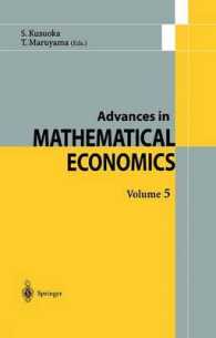 Advances in Mathematical Economics. 〈Vol. 5〉