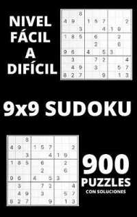 Sudoku - Nivel fácil a difícil : Sorprendentes 900 rompecabezas de Sudoku con Soluciones Juego de Sudoku para principiantes o jugadores avanzados Libros de rompecabezas de Sudoku para adultos para mantenerte ocupado y siempre concentrado