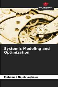 Systemic Modeling and Optimization （2023. 56 S. 220 mm）