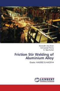 Friction Stir Welding of Aluminium Alloy : Grade: AA6082 & AA2014 （2022. 112 S. 220 mm）