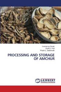 PROCESSING AND STORAGE OF AMCHUR （2022. 88 S. 220 mm）