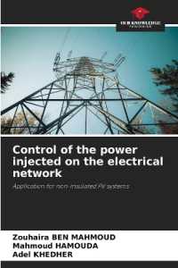 Control of the power injected on the electrical network : Application for non-insulated PV systems （2023. 56 S. 220 mm）