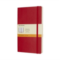 Moleskine Scarlet Red Large Ruled Notebo -- Paperback