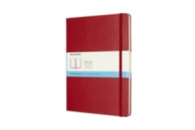 Moleskine Scarlet Red Extra Large Dotted -- Hardback