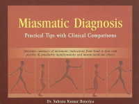 Miasmatic Diagnosis : Practical Tips with Clinical Comparisons
