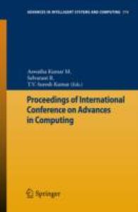 Proceedings of International Conference on Advances in Computing (Advances in Intelligent Systems and Computing) （2012）