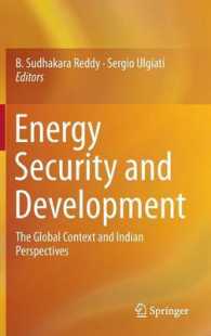 Energy Security and Development : The Global Context and Indian Perspectives （2015）
