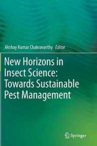 New Horizons in Insect Science: Towards Sustainable Pest Management （2015）