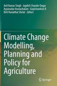 Climate Change Modelling, Planning and Policy for Agriculture （2015）