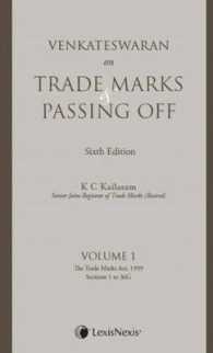 Venkateswaran on Trade Marks and Passing-Off