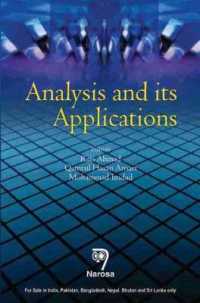 Analysis and its Applications -- Hardback